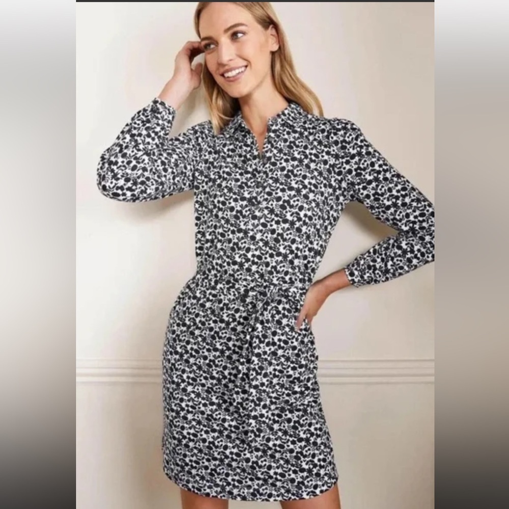 Boden‎ Clara Floral Shirt Dress 6 Workwear Staple Chic Streetwear Preppy
